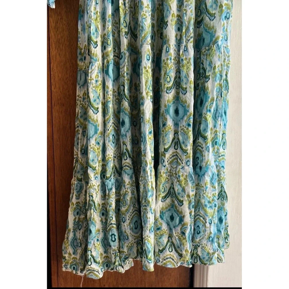 NWOT Zara Maxi Tiered‎ Flowy Dress Size XL - Picture 10 of 11